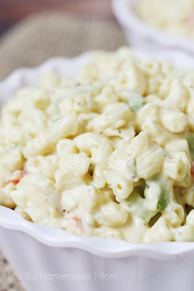 Amish Macaroni Salad Mostly Homemade Mom Bloglovin’